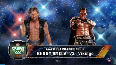 kenny omega vs vikingo aaa